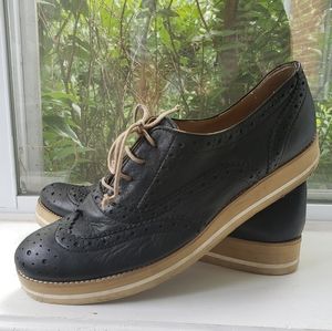 Leather italian oxfords